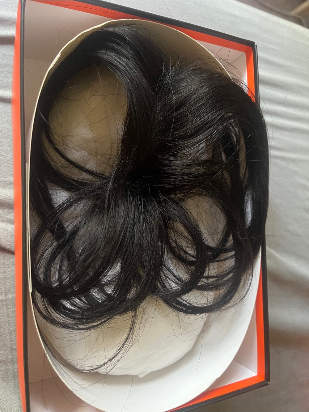 Clip-In Fringe Bangs Hairpiece - Black